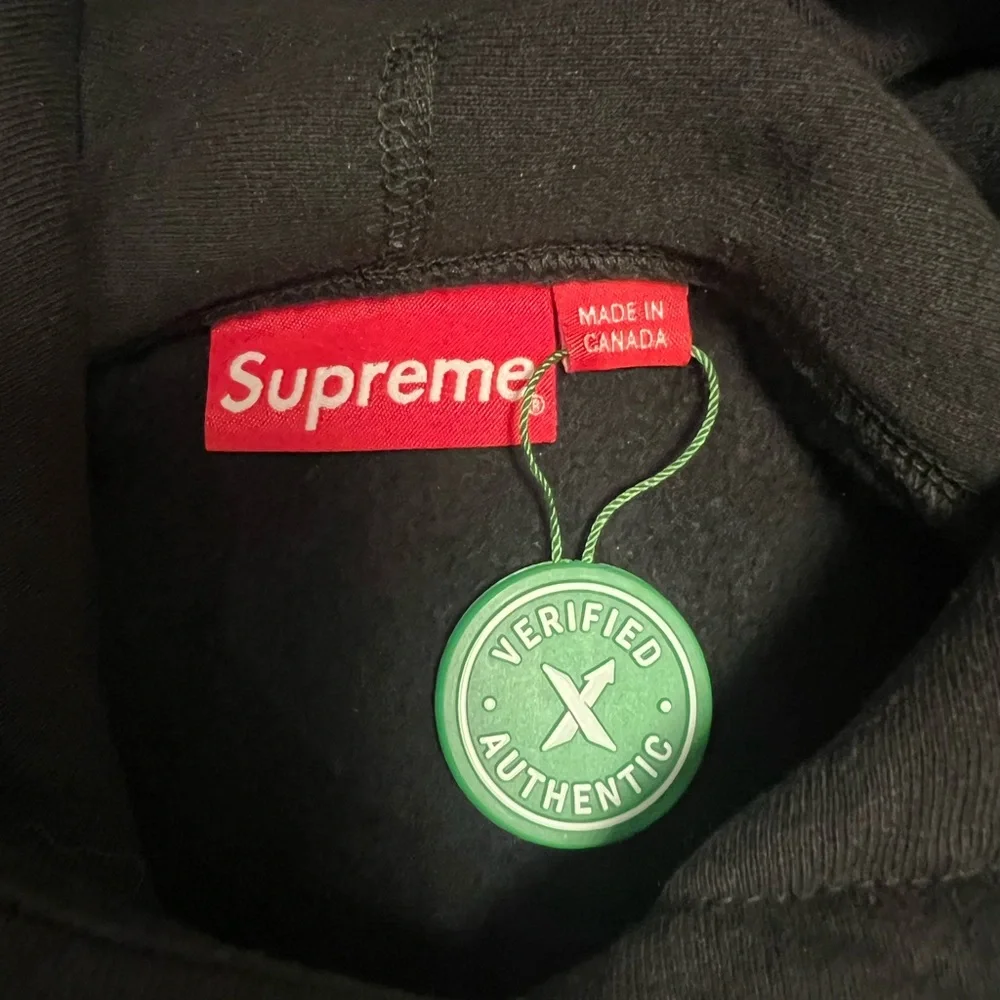 Supreme Motion Logo Hooded Sweatshirt (SS20) Black Size L - Picture 5 of 5